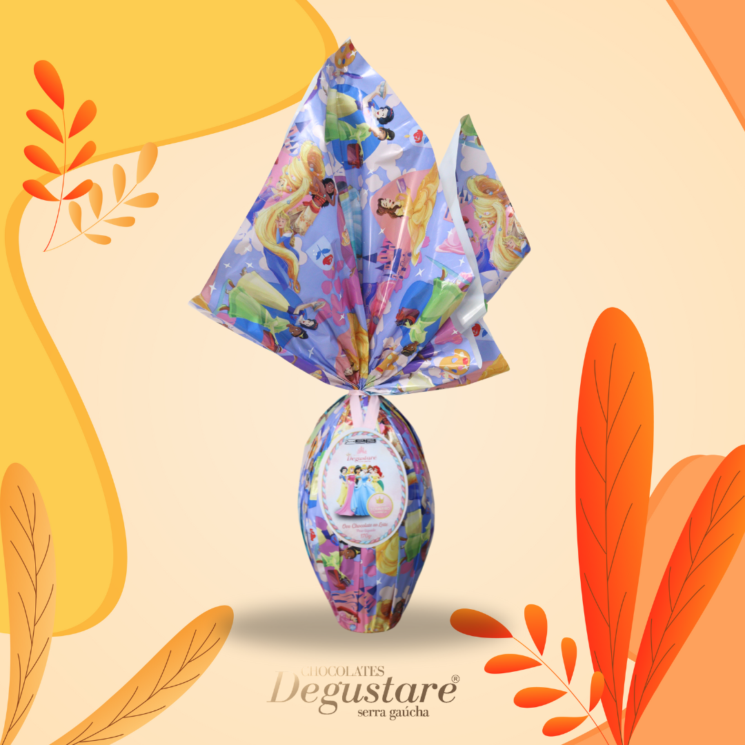 Ovo Chocolate ao Leite Princesas