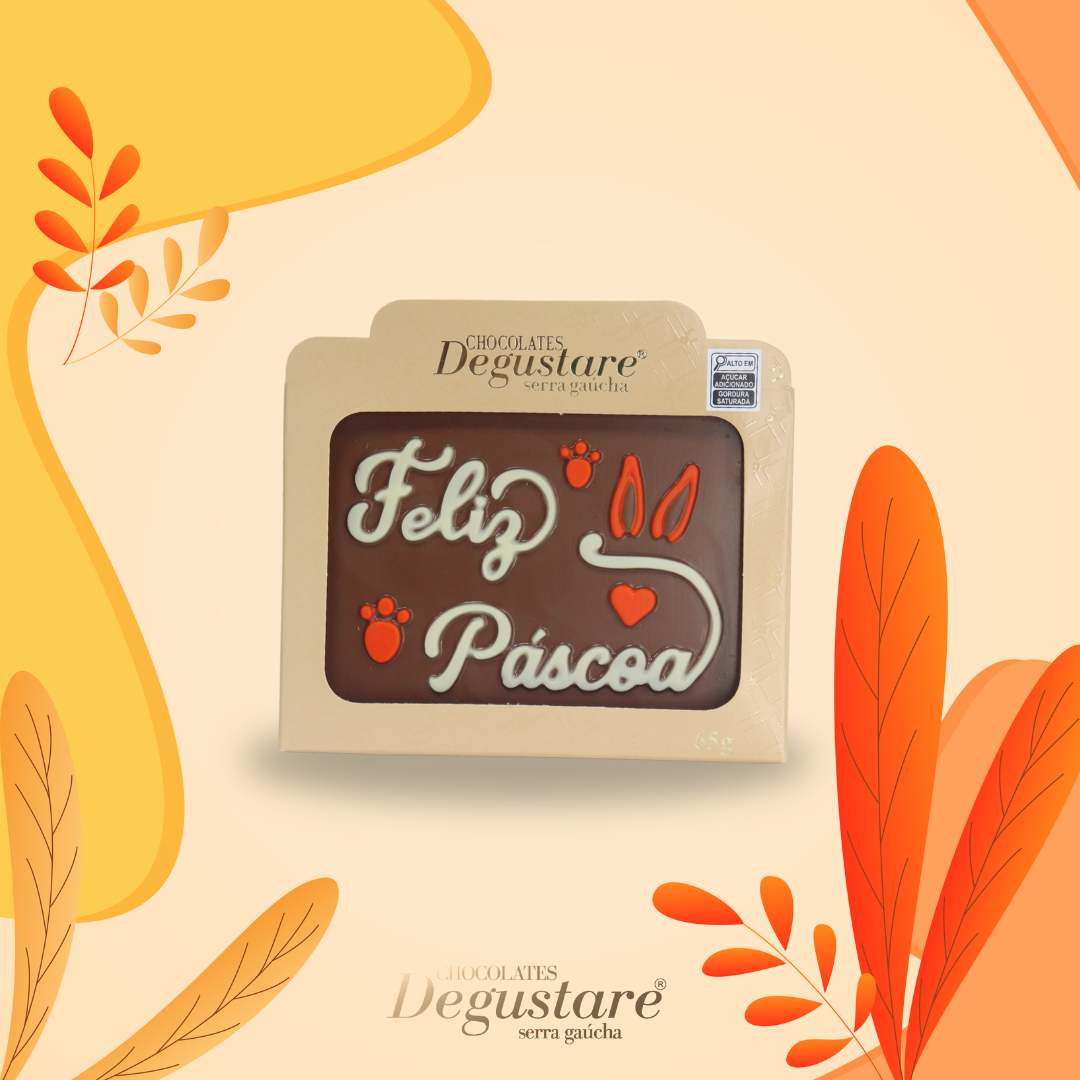 Caixa Barra Chocolate ao Leite Páscoa
